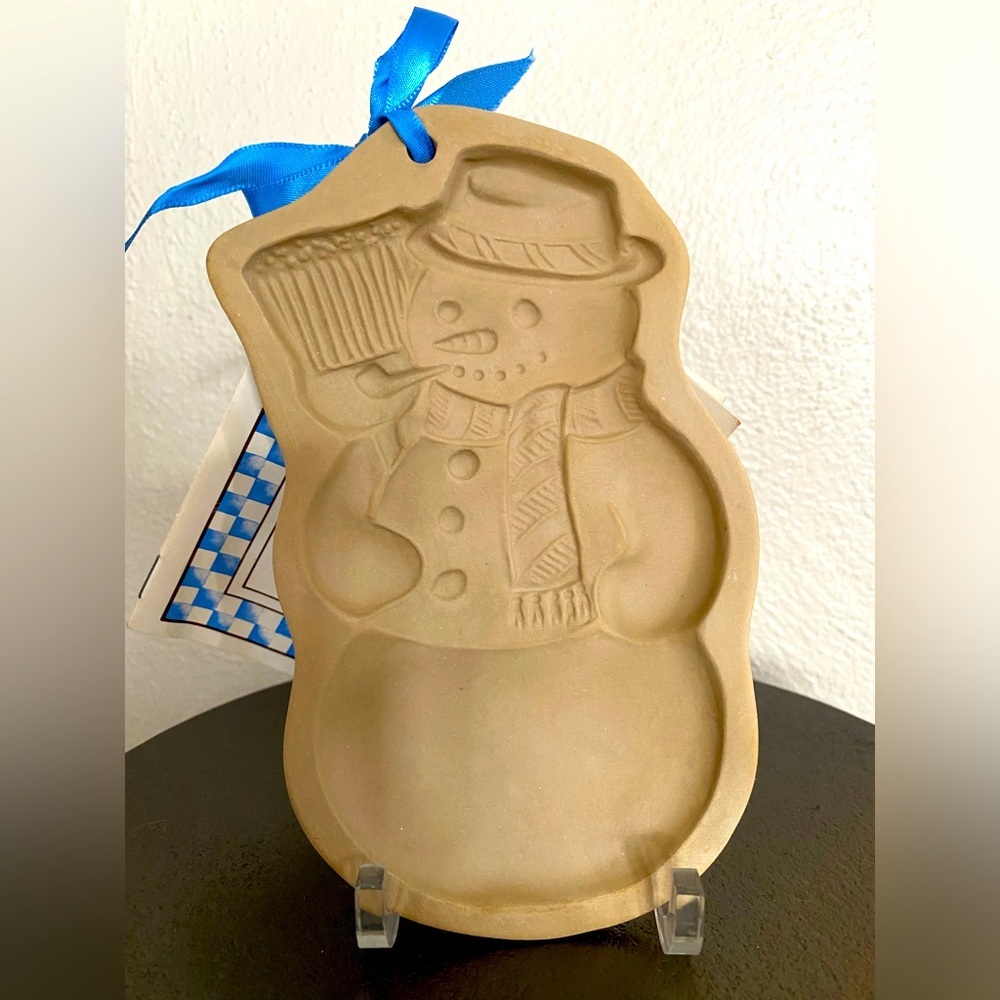 Brown Bag Cookie Art Snowman Mold Hill Design 1989